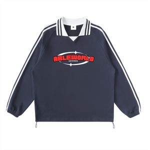 Open image in slideshow, Able Lapel Collar Sweatshirt

